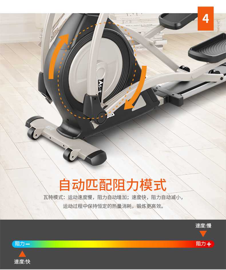 家用椭圆机SH-B5101E-广西南宫NG28体育健身器材有限公司